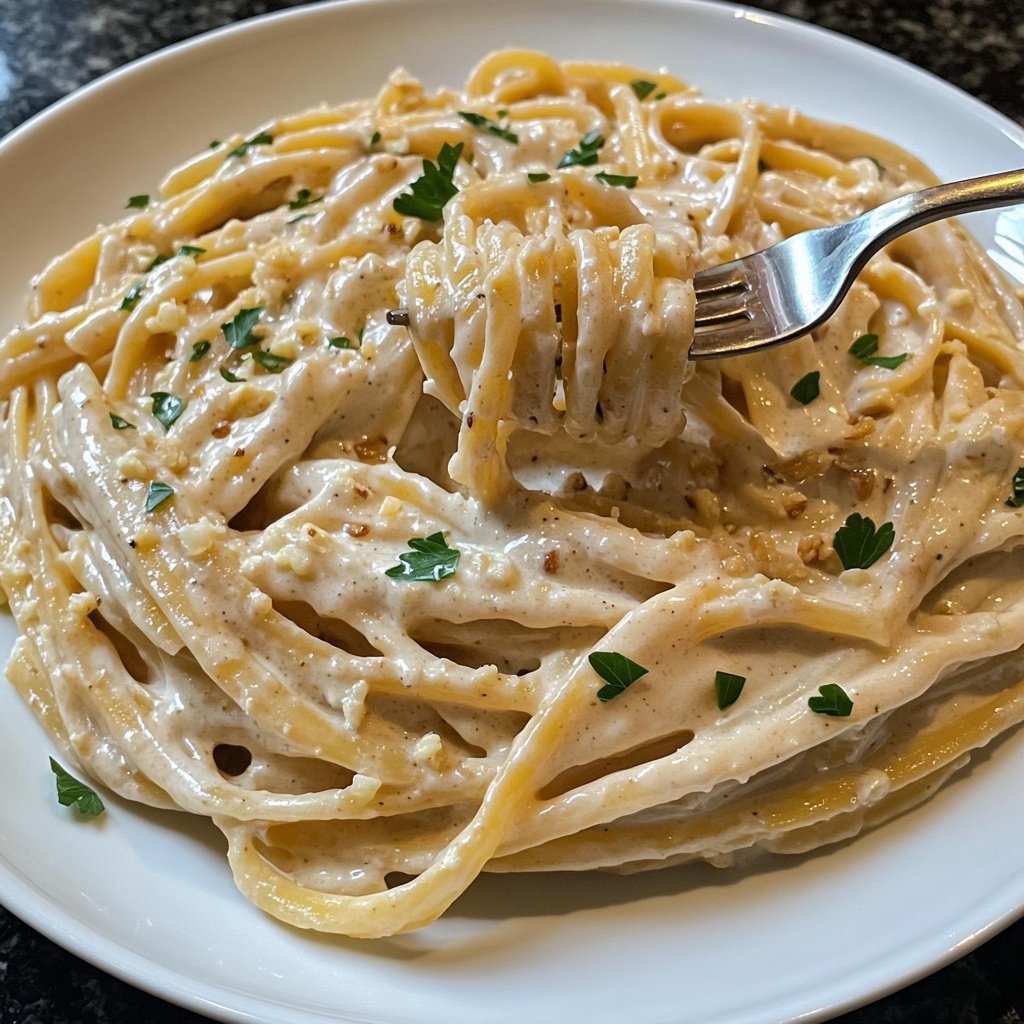 One-Pot Creamy Garlic Pasta