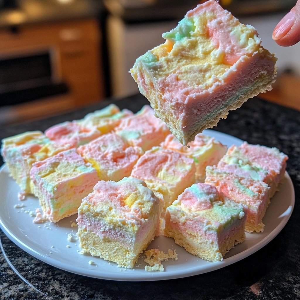 Fluffy Cotton Candy Fudge