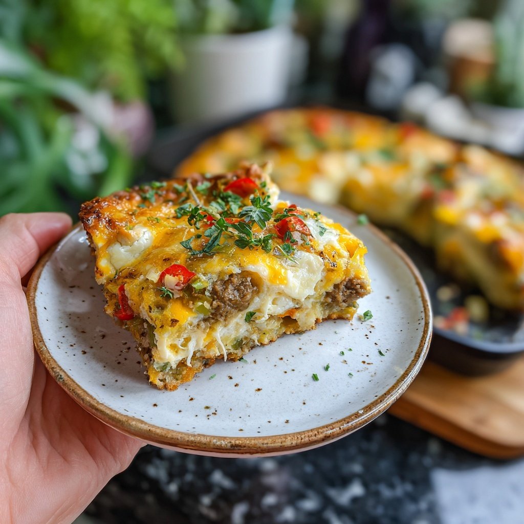 Spring Brunch Sausage And Egg Bake