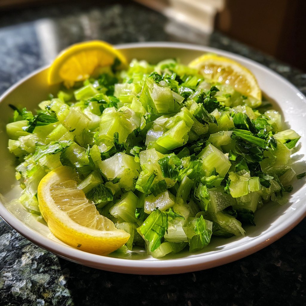 Celery Salad With Lemon And Olive Oil