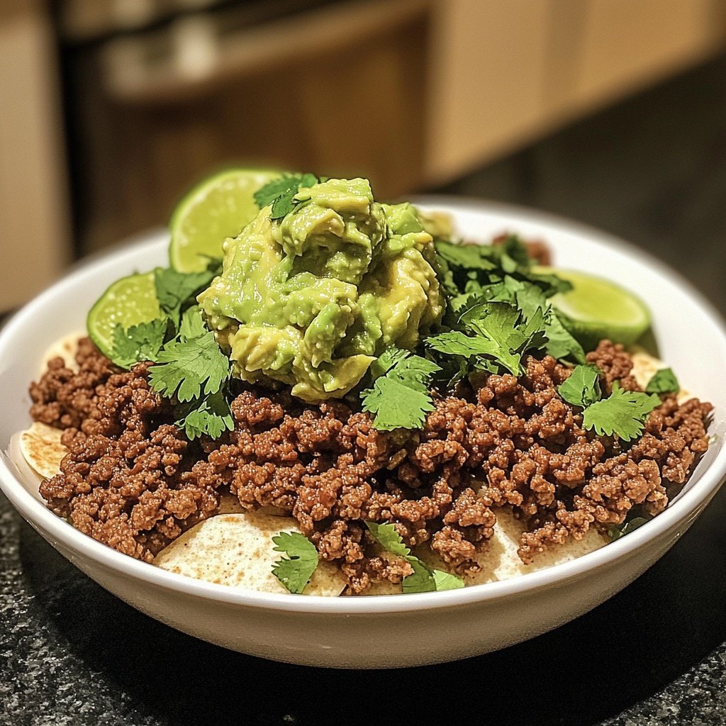 Ground Beef Burrito Bowls
