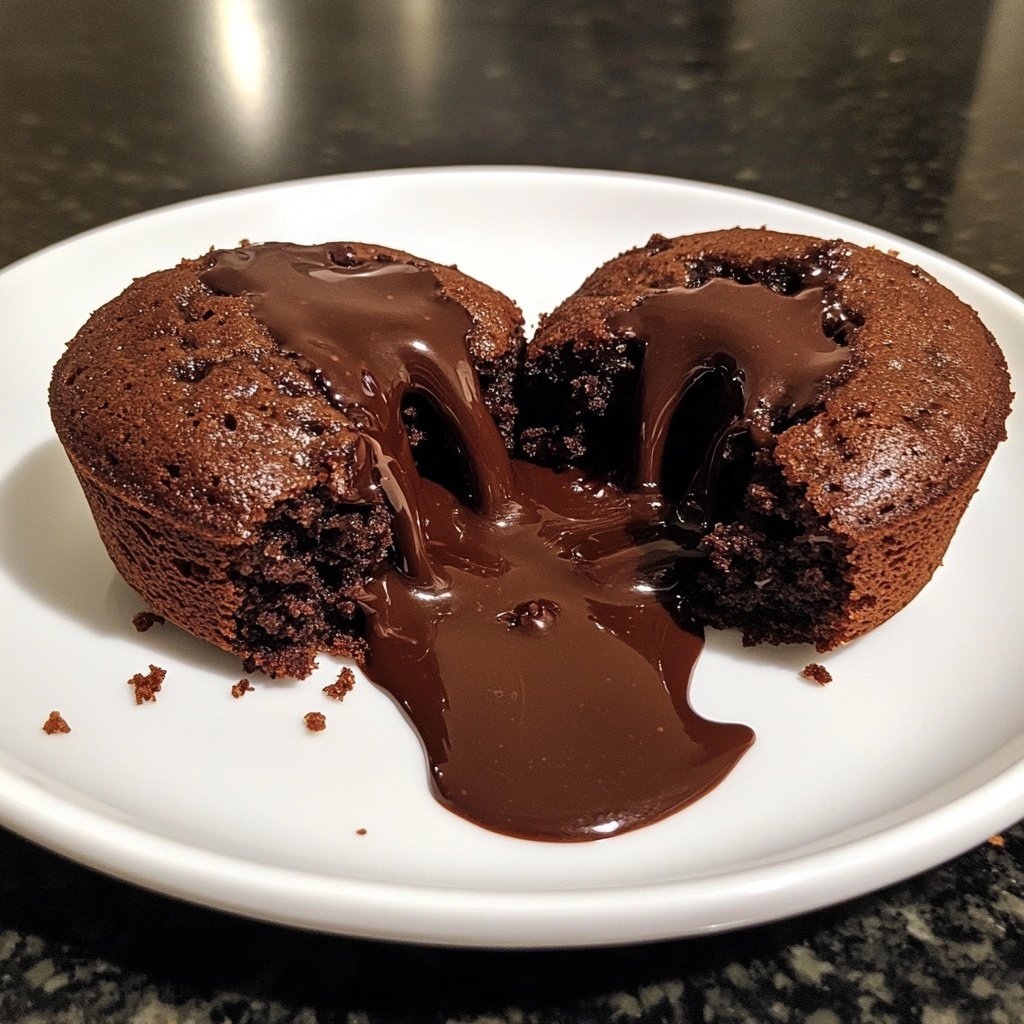 Dark Chocolate Lava Cakes