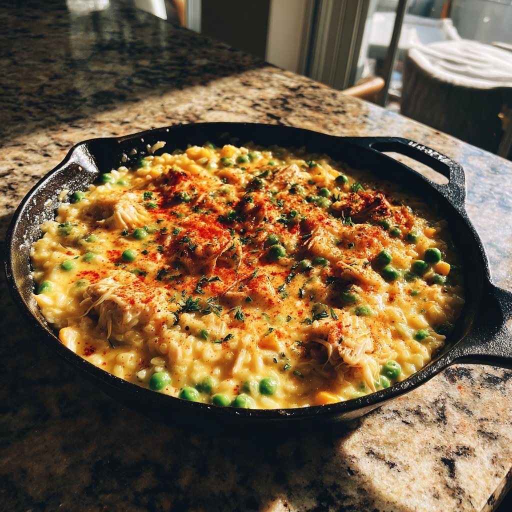 Creamy Chicken Rice Skillet