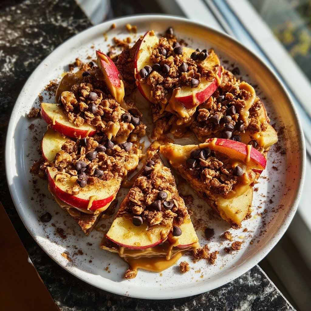 Healthy Snack Apple Nachos