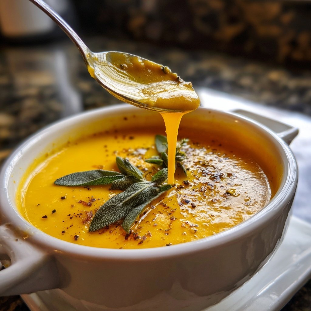 Roasted Acorn Squash Soup