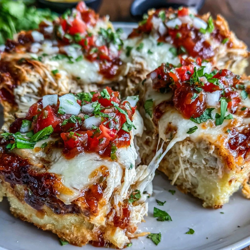 Shredded Chicken Enchilada Casserole