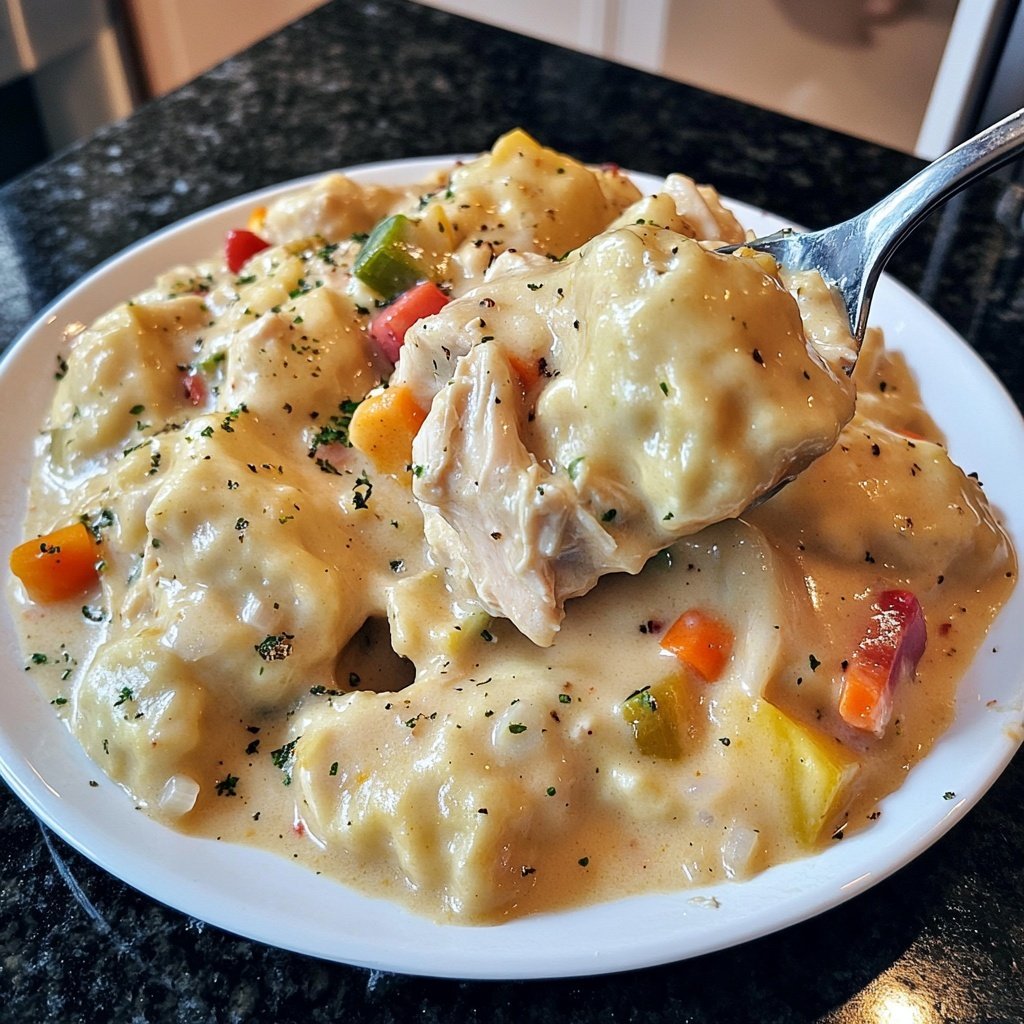 Set-It-and-Forget-It Slow Cooker Chicken and Dumplings