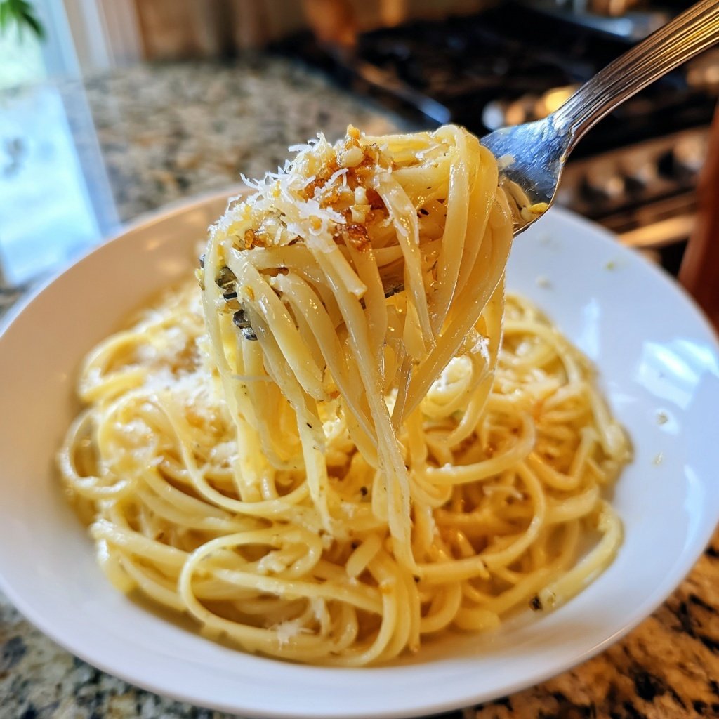 Quick & Easy 15-Minute Garlic Pasta