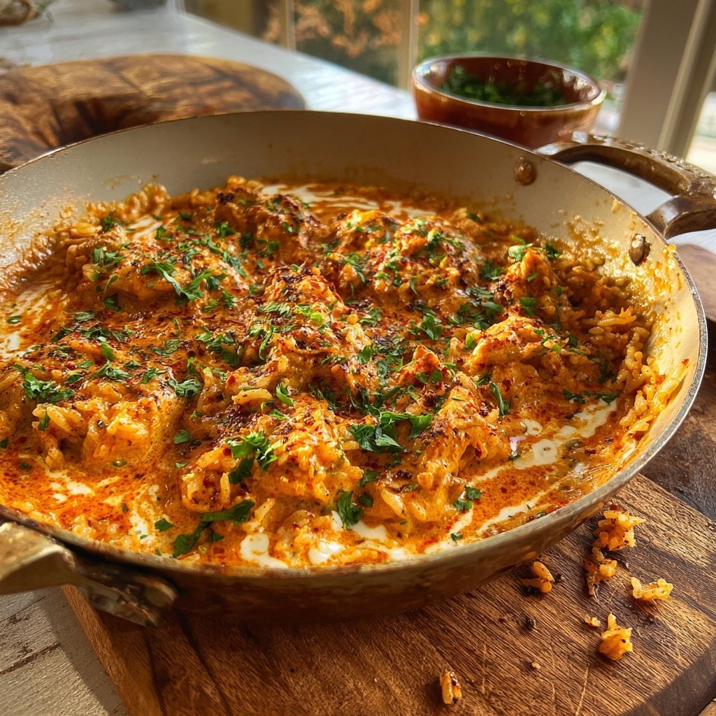 Creamy Tomato Chicken Rice