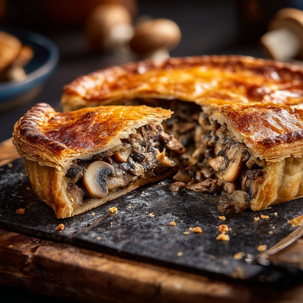 Comfort Food Beef and Mushroom Pot Pie